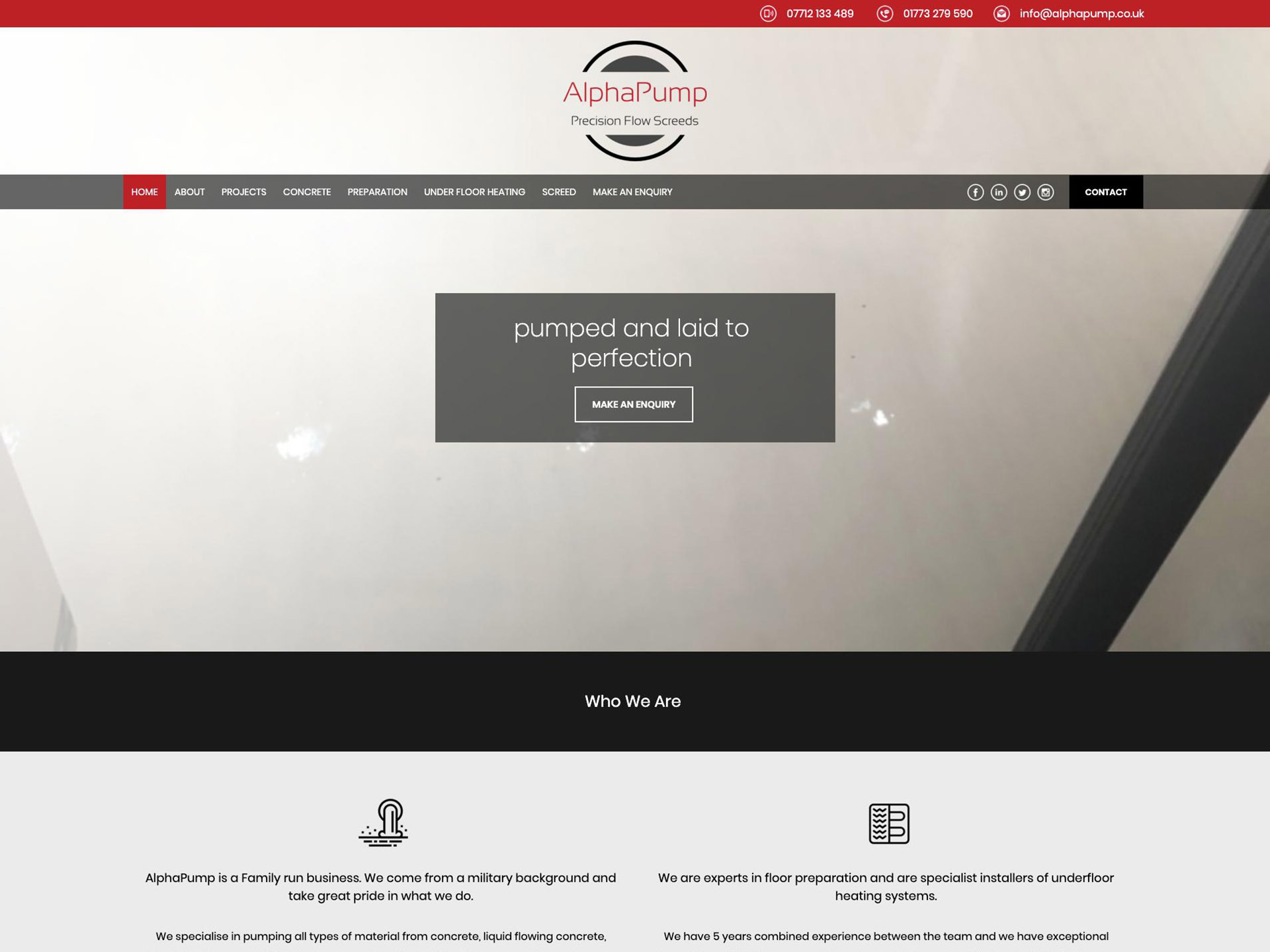 A responsive website design by it'seeze